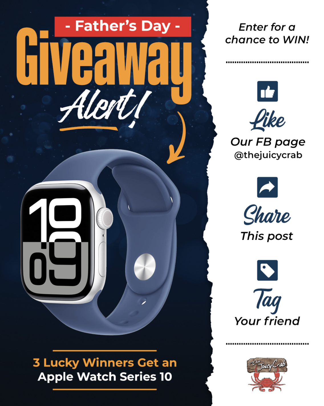 Father's Day Giveaway- Win 1 of 3 FREE Apple Watches