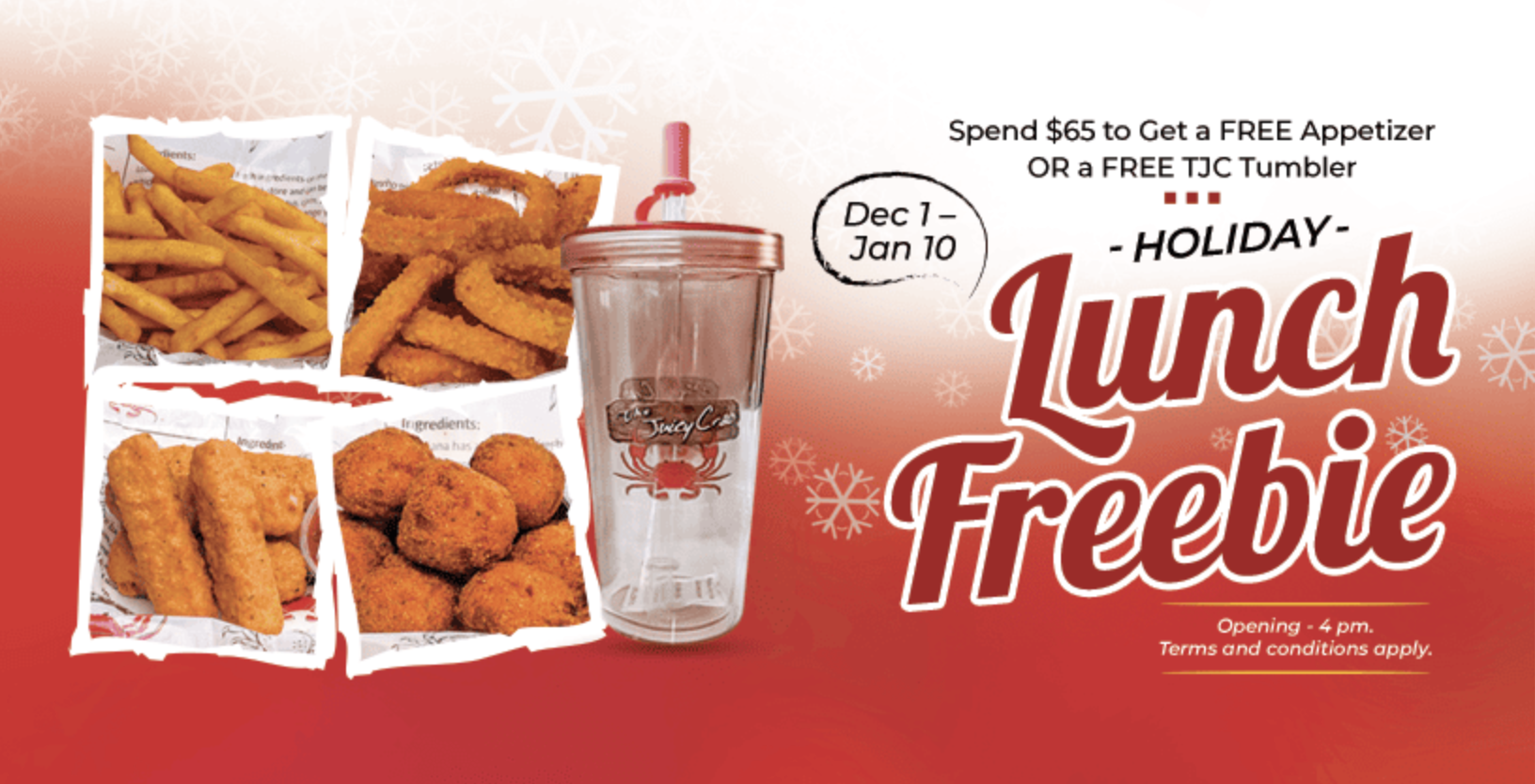 Holiday Lunch Freebie
