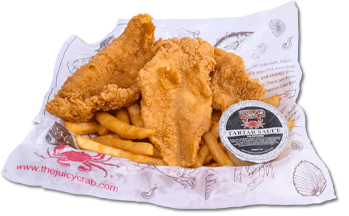 Fried Catfish Basket — 4 pieces of crispy catfish, deep-fried to a golden brown.