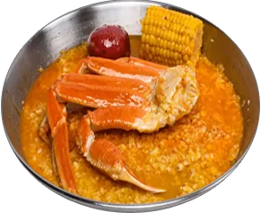 Snow Crab Legs — Among the most popular items is our snow crab legs. It has a sweet and delicate flavor that everyone loves.