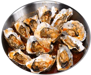 Steamed Oysters — Delicious steamed oysters to start your meal. Choose your prefered spice level and seasoning.